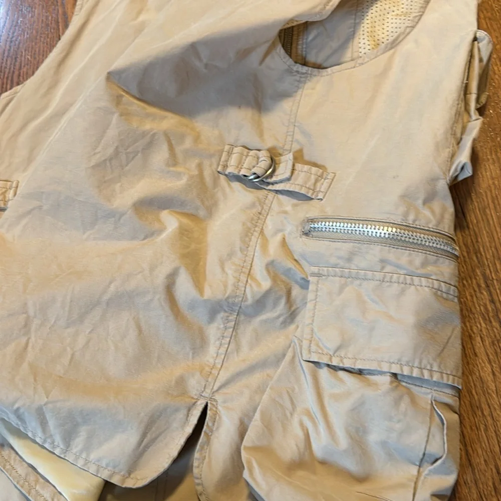 Tommy Hilfiger VINTAGE  limited edition expedition safari tan vest size XL